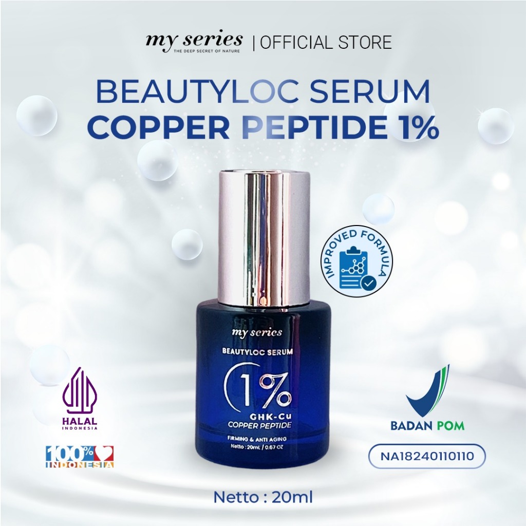 CM |MY SERIES BEAUTYLOC SERUM 1% GHK-CU COPPER PEPTIDE NEW FORMULA