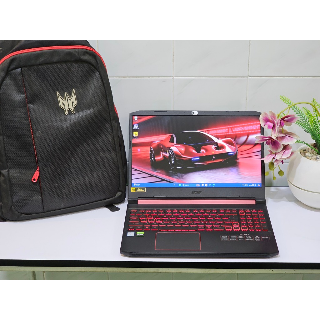 ACER Nitro 5 AN515 54 intel Core i7 gen 9 Ram 16 GB Nvidia GTX 1650 Gaming Editing dan Desain grafis