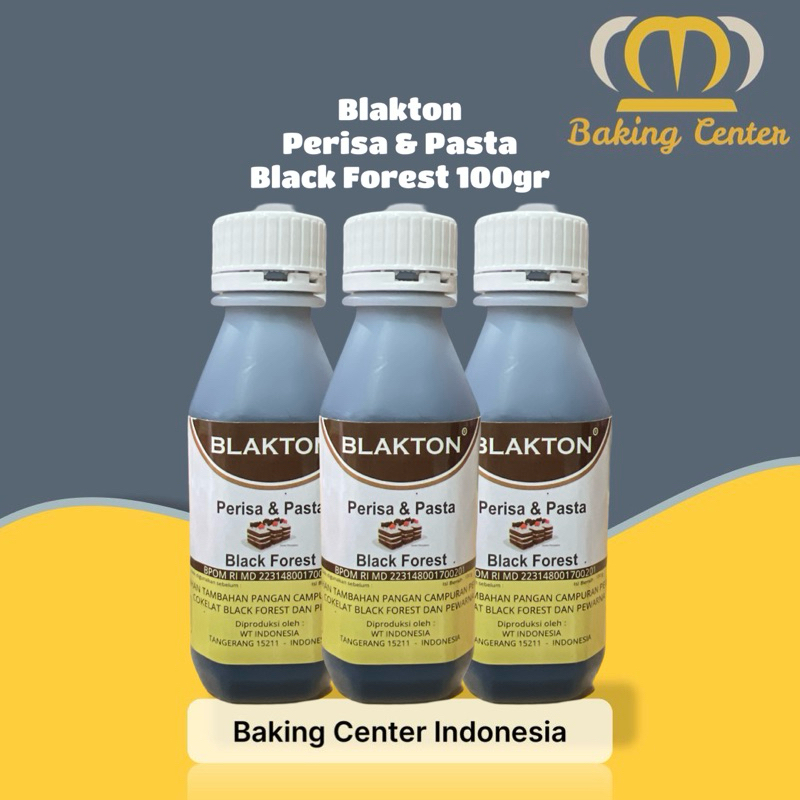 

Blakton Perisa dan Pasta Black Forest 100gr