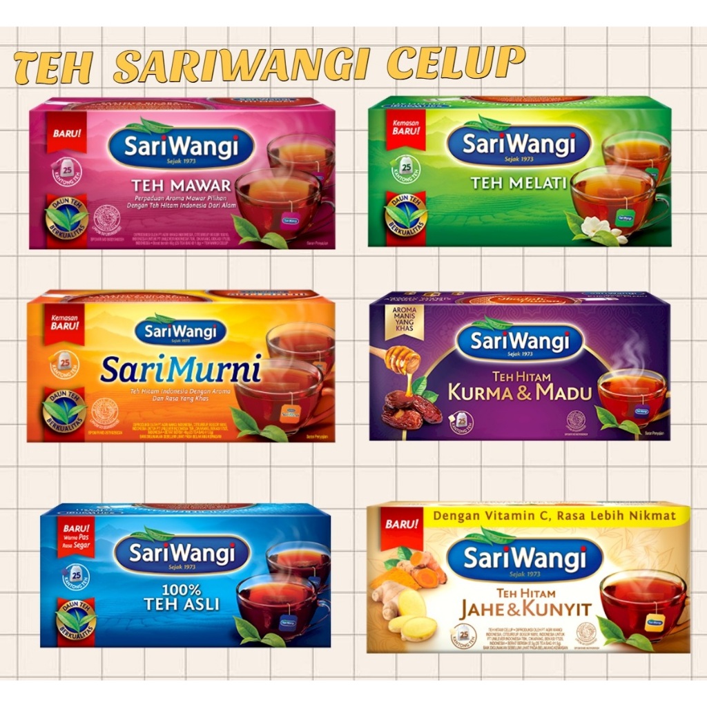 

SARI WANGI TEH CELUP 25 KANTONG/Centraltrenggalek