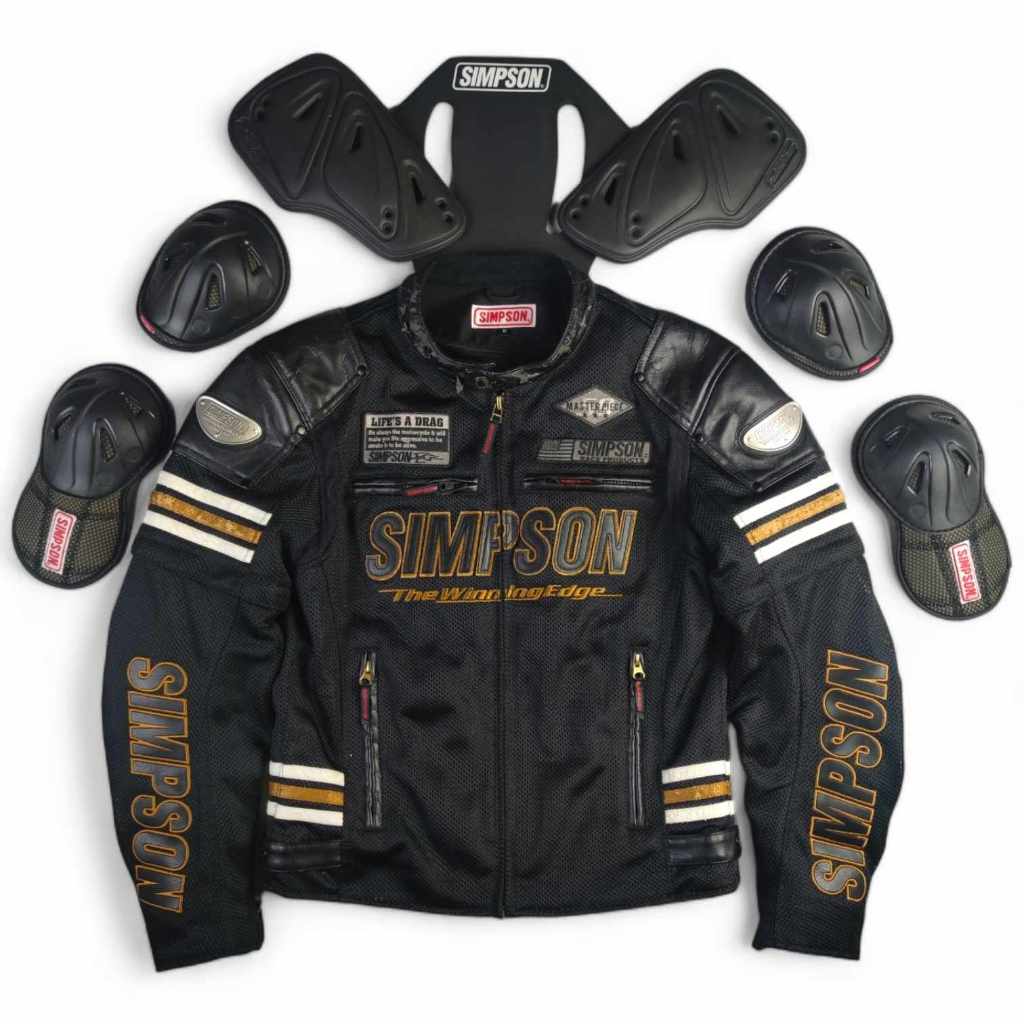 JAKET SIMPSON JAKET RIDING JAKET TOURING SECOND MESH