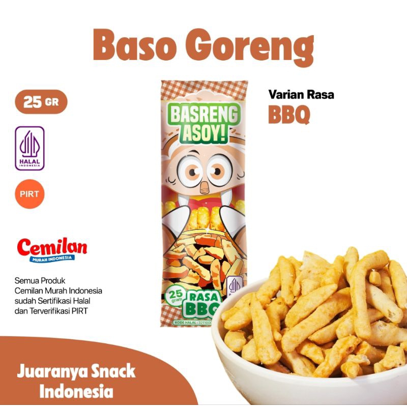 

Basreng rasa Barbeque 25gr - Snack CMI