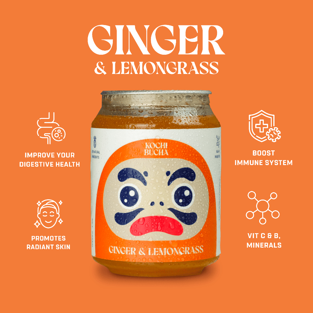 

Kombucha Ginger & Lemongrass - 250 mL Kochibucha
