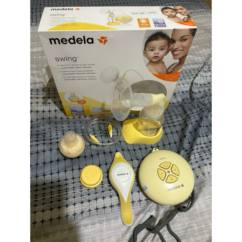 Preloved Pompa asi medela swing single pump (free calma + tuas manual)