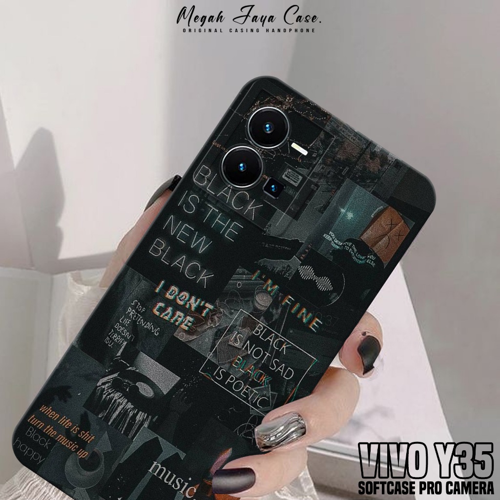 Case VIVO Y35 - Casing Hp VIVO Y35 Terbaru Motif AESTH - Silikon Hp VIVO Y35 - Cover Hp - Kesing Hp 