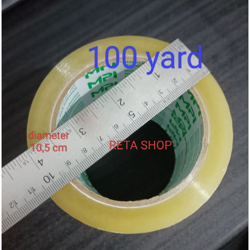 

Lakban bening 45 mm 100 yard tidak gampang putus,daya lekat kuat eceran