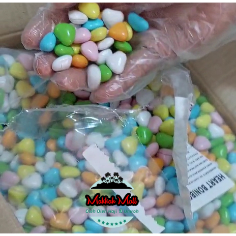 

[BARU] Cokelat batu krikil bentuk love 1kg | coklat arab premium