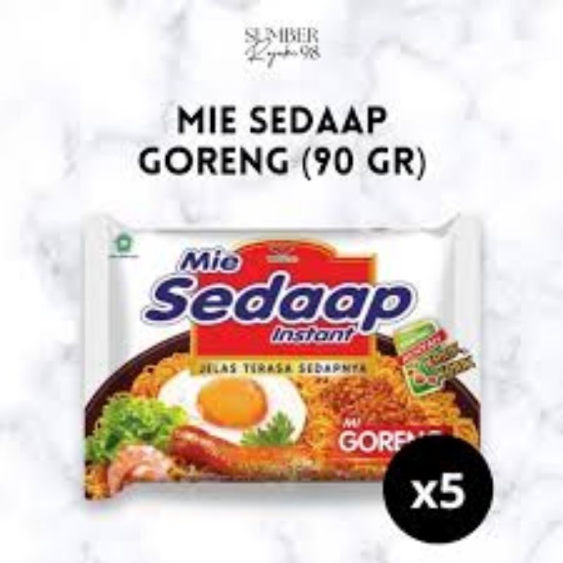 

Sedaap Rasa Goreng 90g x 5 Bungkus