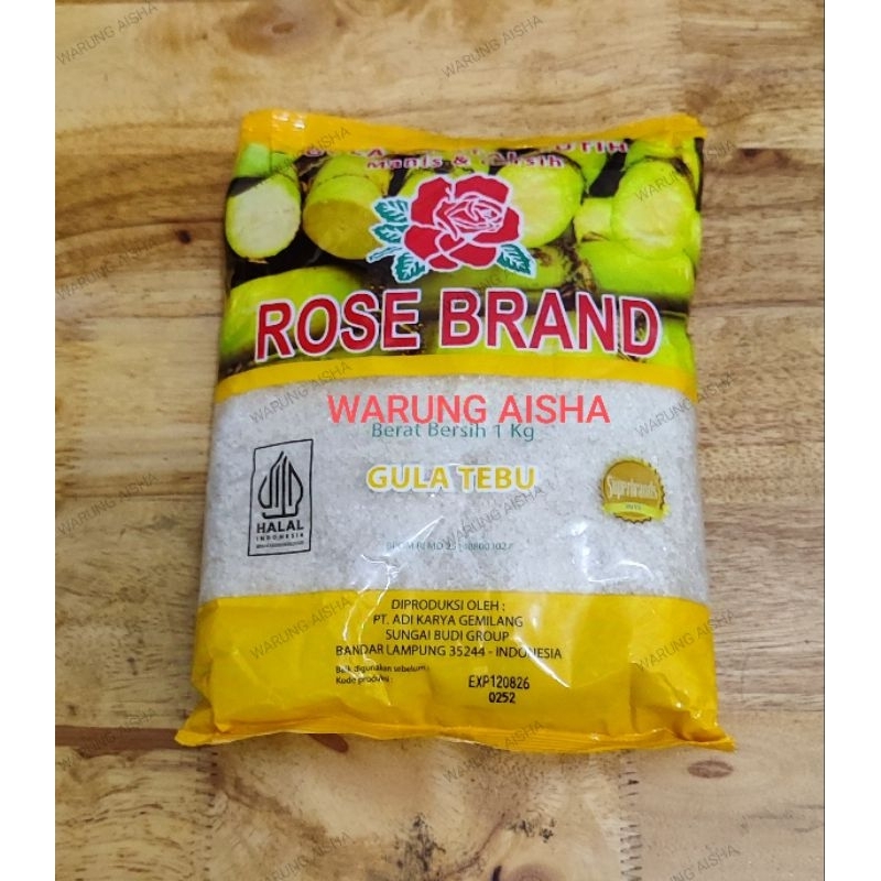 

Gula Pasir Tebu Premium Rose Brand Aneka Varian 1 kg