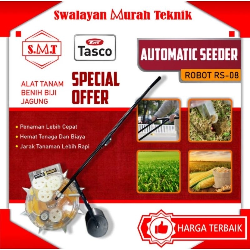 Alat Tanam Benih Biji Jagung ROBOT RS8 Hand Push Seeder RS-8