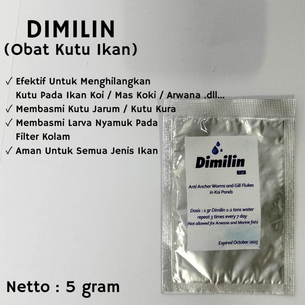 Dimilin Obat kutu Ikan Dimilin Obat kutu ikan koi / obat kutu ikan / Dimilin / Dimilin kutu koi / ku