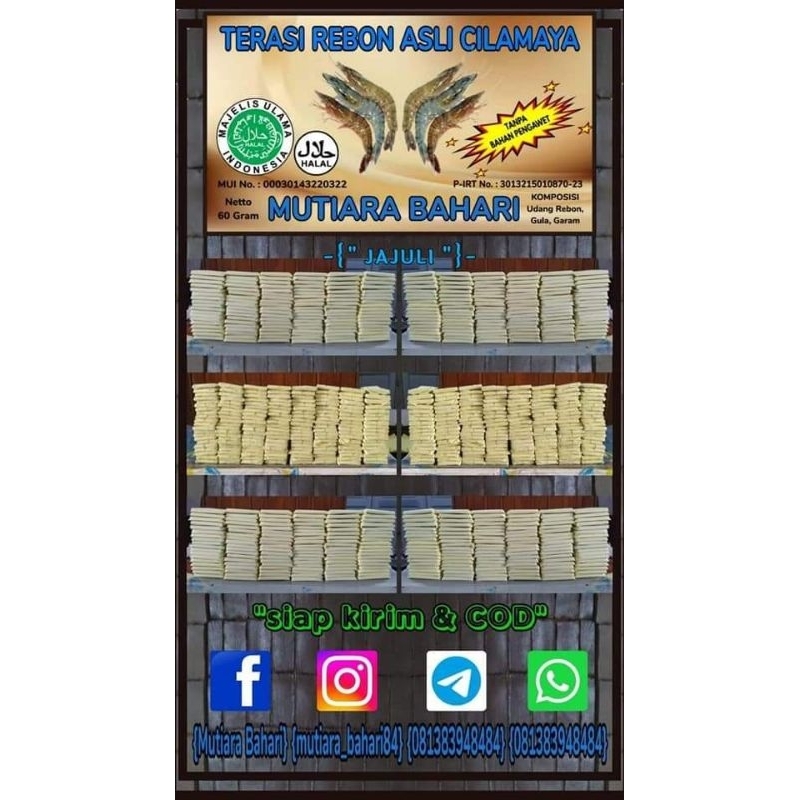 

Terasi Rebon Asli Cilamaya