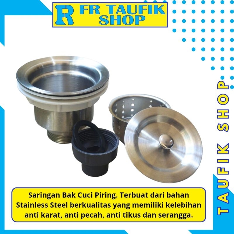 Afur / Saringan Bak Cuci Piring Stainless Steel Nevada