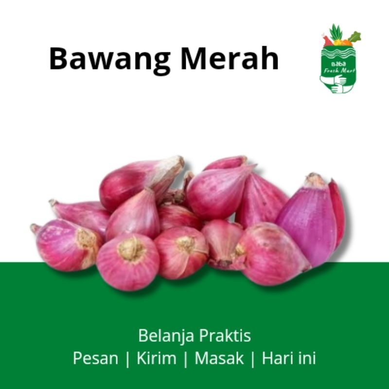 

Bawang Merah Kulit 100gr - Baba Freshmart