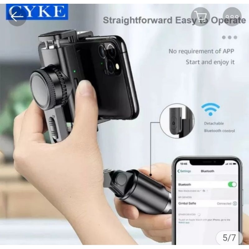 Gimbal stabilizer handphone Premium