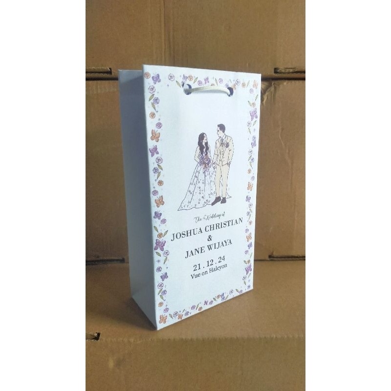 

Paperbag costum wedding