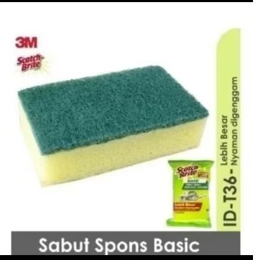 Spons Scotch Brite ID-T36 / Busa Cuci Piring Scotch Brite