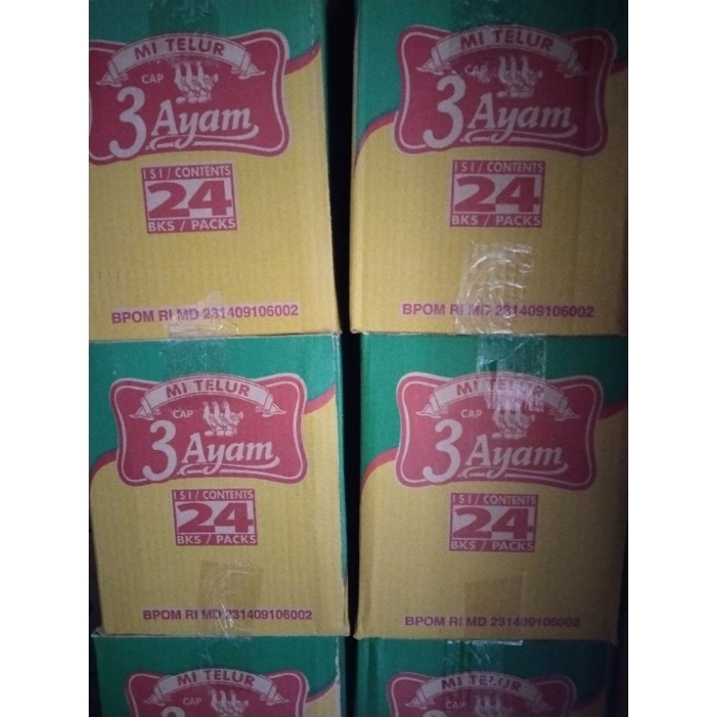 

Mie tiga ayam 1 karton isi 24 bks @110 gr