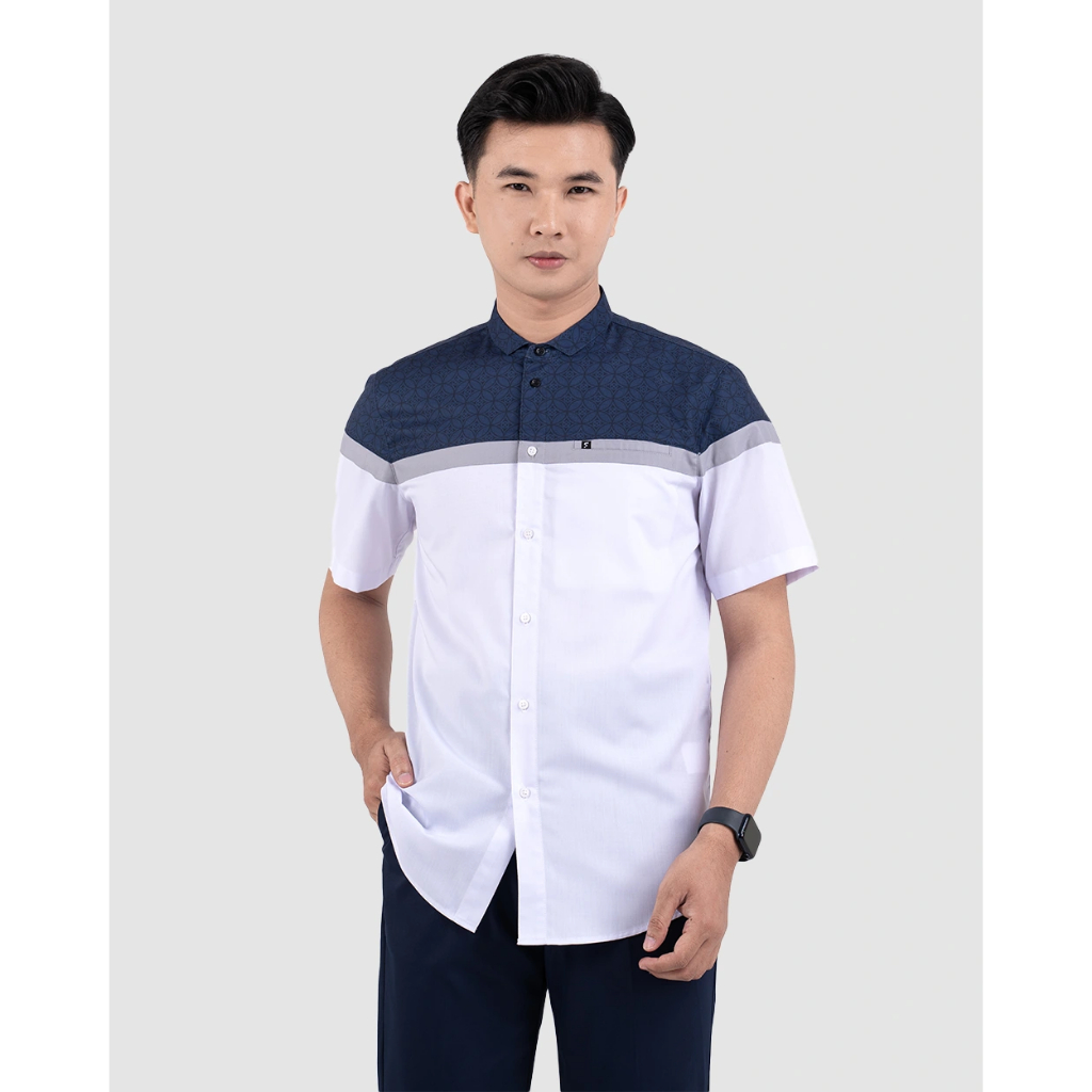 Fadkhera Archie Baju Kemeja Koko Modern Fadkhera