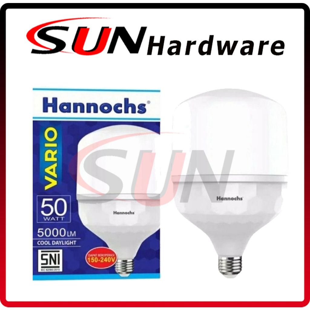 Lampu LED Hannochs Vario Kapsul Besar 50 watt Putih Cool Daylight CDL