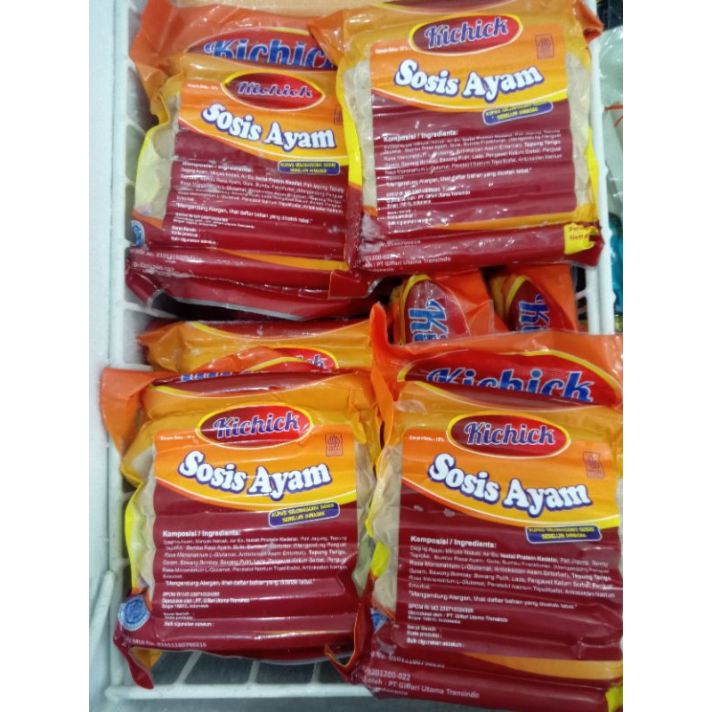 

sosis ayam. KICHICH. 16pcs/peak