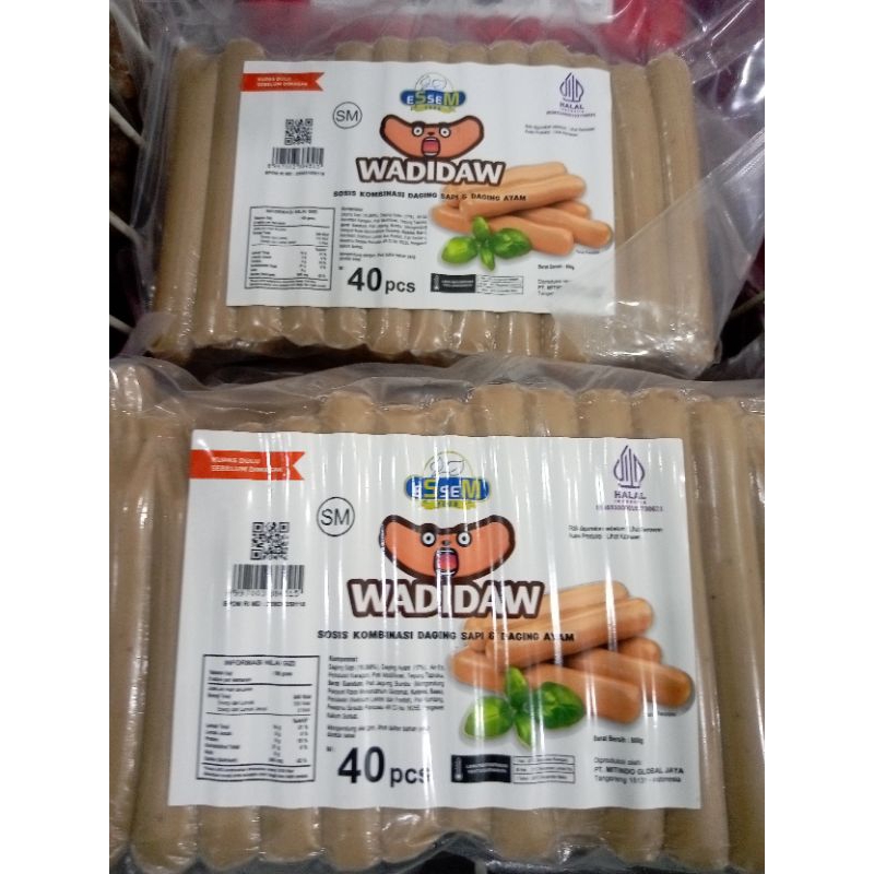 

sosis kombinasi daging sapi & ayam. 40pcs