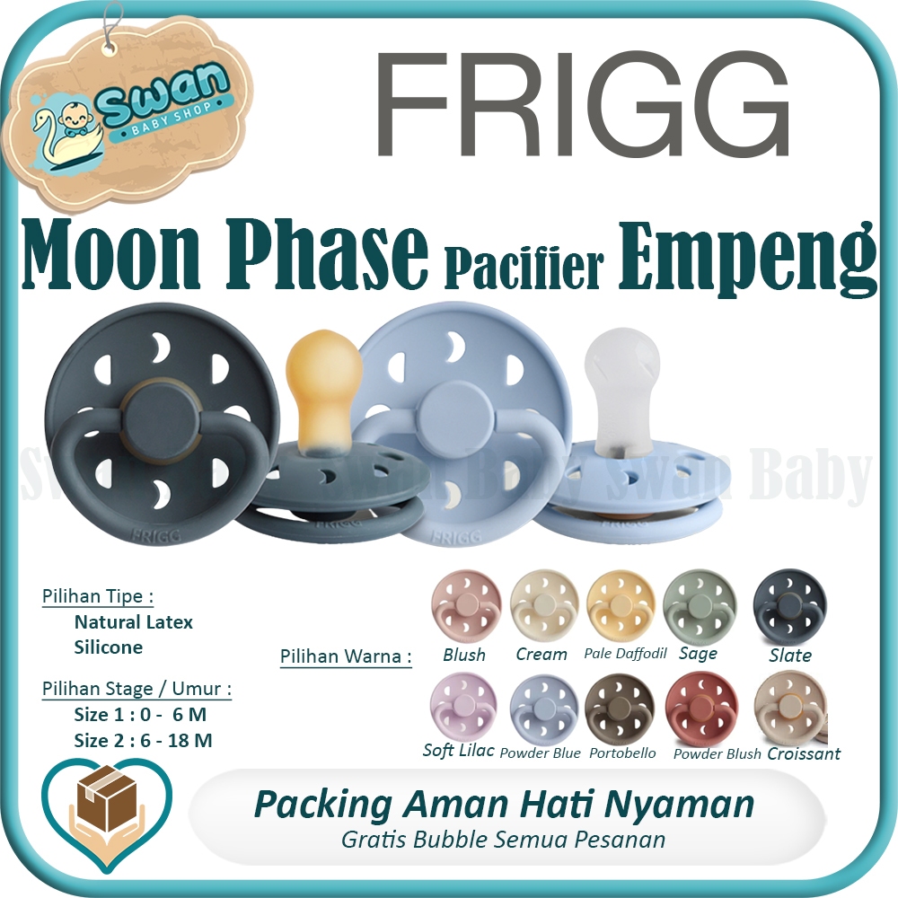 FRIGG Moon Phase Natural Rubber Pacifier / Moon Phase Silicone Pacifier / Part 2