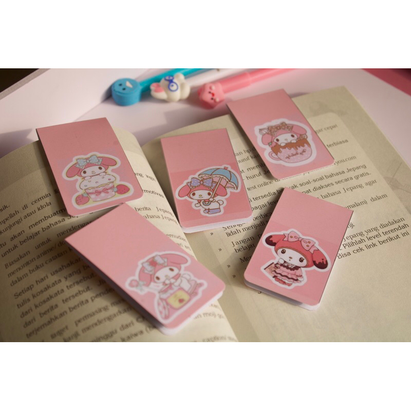 

Pembatas buku magnet melody isi 5