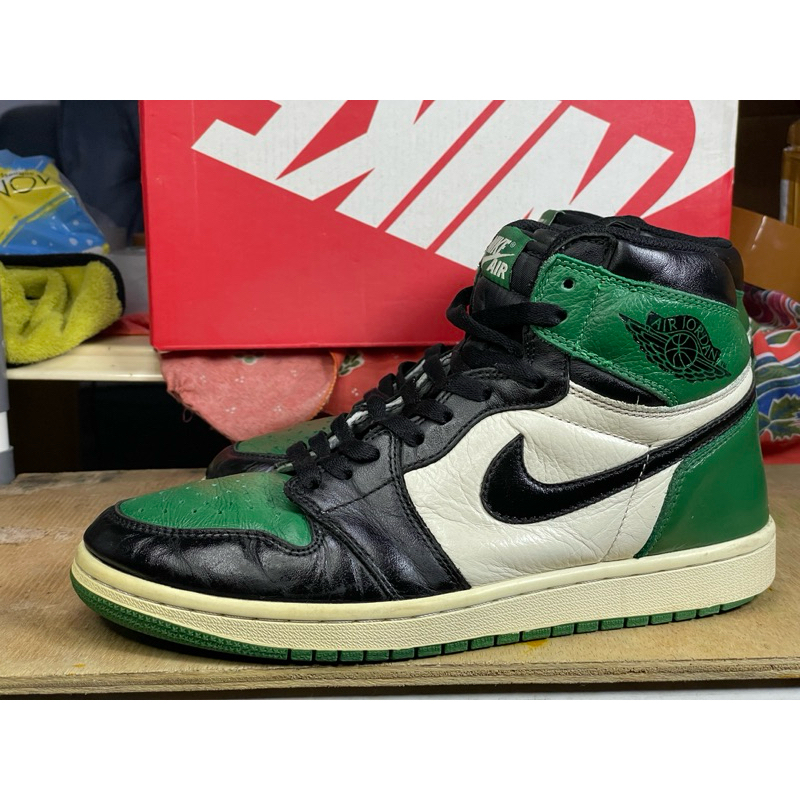 Sepatu Second Atau Preloved Size 41, NIKE AIR JORDAN 1 HIGH "PINE GREEN"