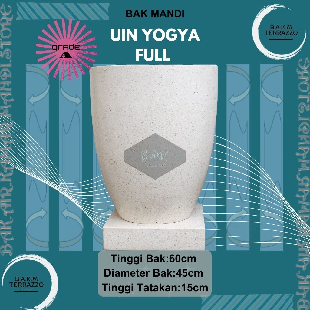 BAK AIR TERASO | BAK MANDI BATU | EMBER KAMAR MANDI | TIPE UIN JOGJA FULL | BAKAIRKAMARMANDI