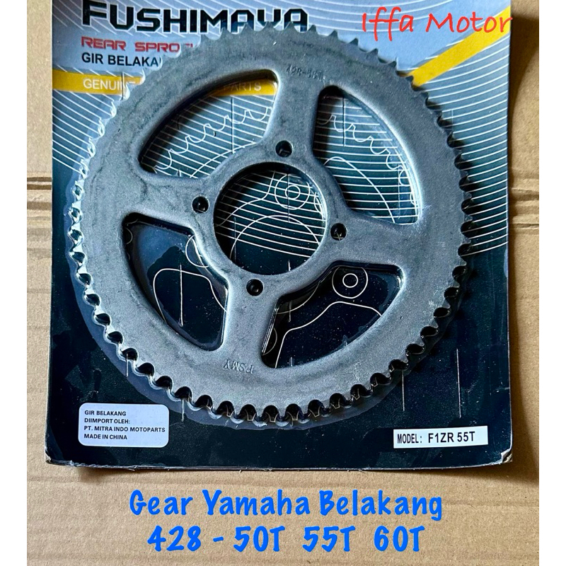 Gear Gir Belakang Besar Yamaha 428 50T 55T 60T rxking fizr  vega r  jupiterz
