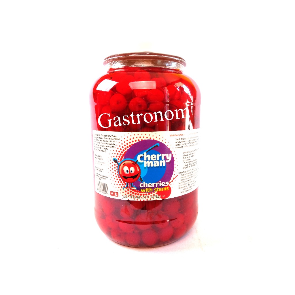 

Cherryman Red Cherries with stems/Buah Cherry dengan tangkai 4,25 Kg