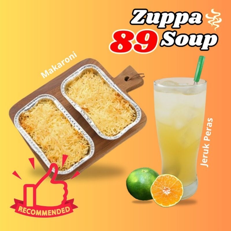 

Macaroni Schotel (Panggang) + Jeruk Peras