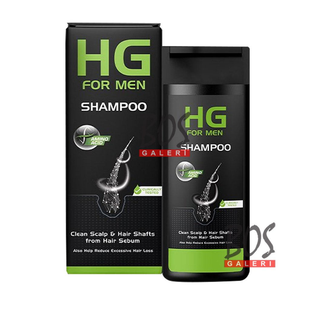 HG For Men SHAMPOO Untuk Rambut Rontok 180ml