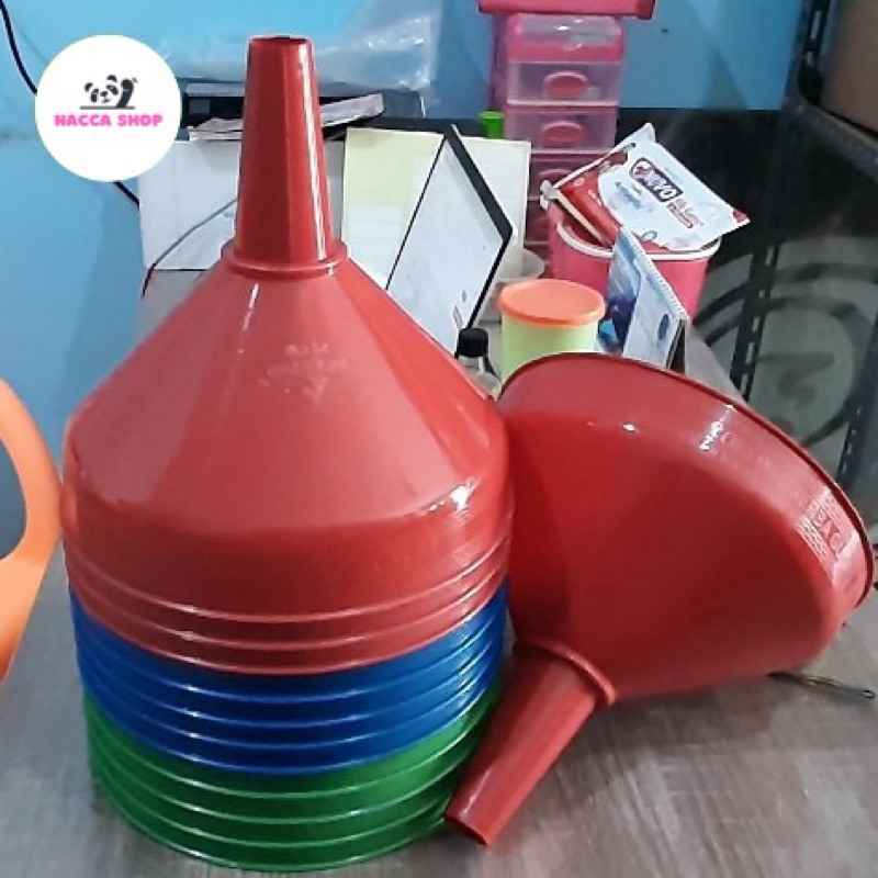 Corong Plastik 25 cm Nelson / Corong Minyak / Corong Air Serbaguna