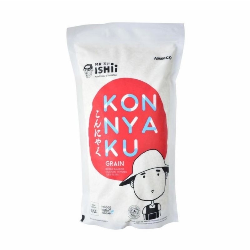 

Mr Ishii Konnyaku Rice - Beras Konnyaku - Beras Diet - Shirataki Rice - Beras Shirataki 1 kg