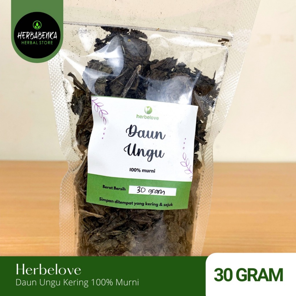 

HERBELOVE – DAUN UNGU KERING 100% MURNI 300 GRAM MEREDAKAN NYERI HAID