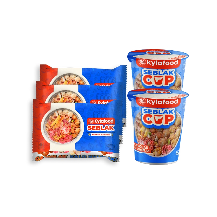 

Kylafood paket 2 Seblak cup + 3 Seblak autentik