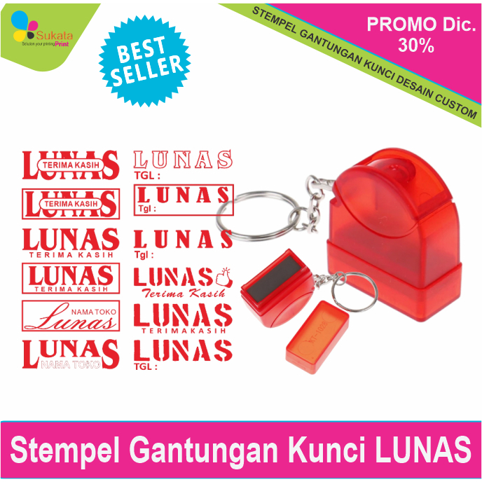 

STEMPEL LUNAS | STEMPEL GANTUNGAN KUNCI | STEMPEL MINI OTOMATIS,