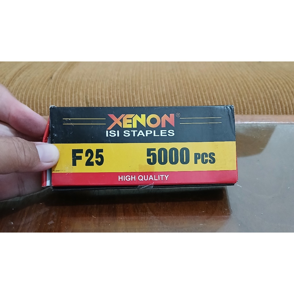 

XENON Refill Isi Staples Paku Tembak F25 / Isi Mata Staples Air Nailer Stapler Gun 5000pcs