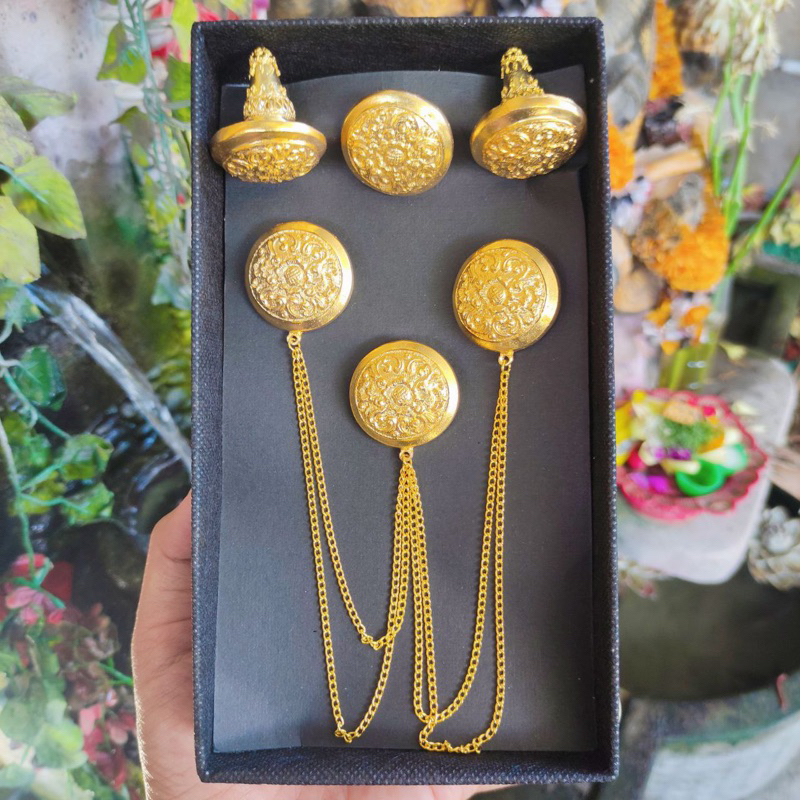 SET BROS JUMBO TATAHAN BALI ALPAKA | WEDDING BROS ALPAKA BY YUKA JEWELRY