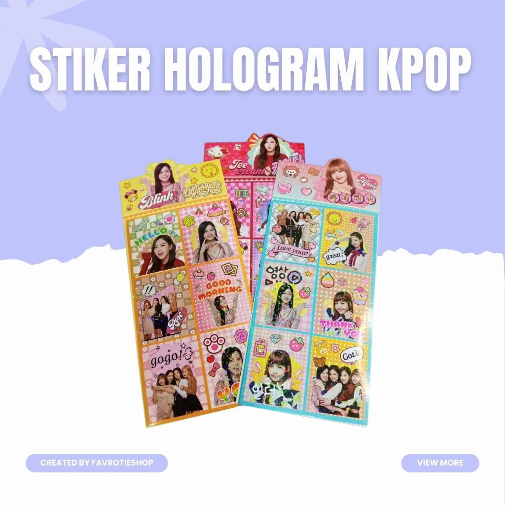 

Stiker Hologram Kpop Waterproof ✨