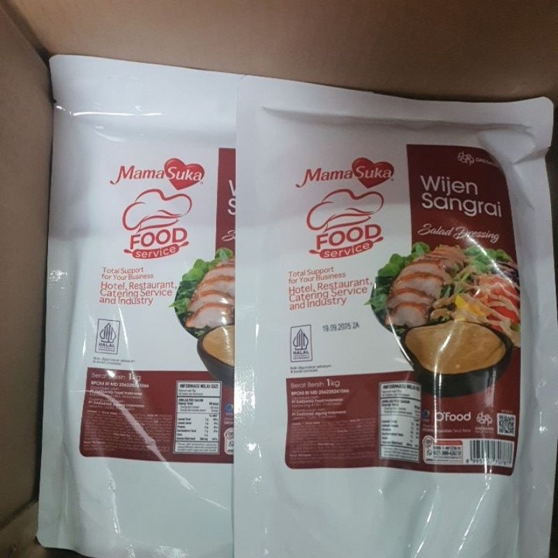 

Mayonaise Wijen Sangrai Roasted Sesame 1kg Mamasuka