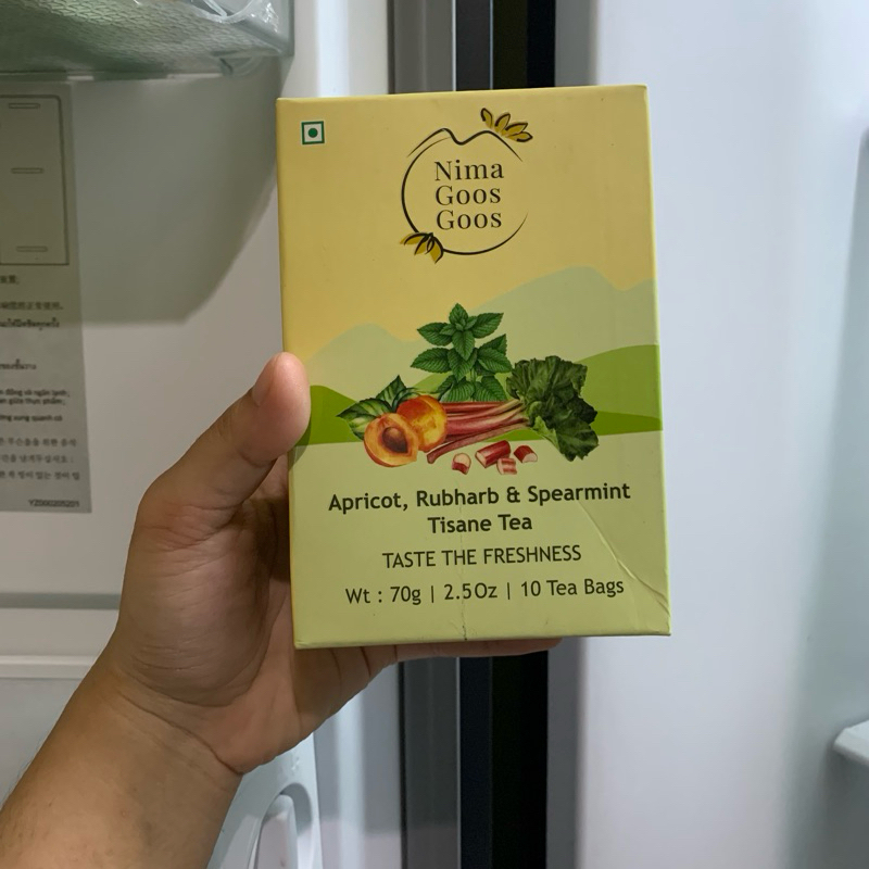 

Apricot Ruharb Spearment Tisane Tea herbal Ladakh