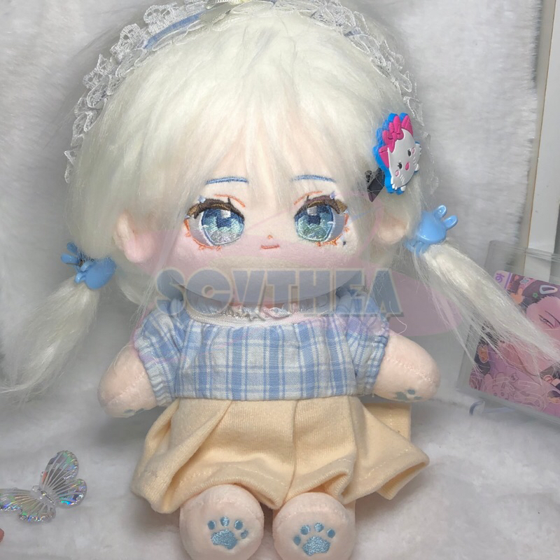 Kamisato Ayaka Cotton Doll / Itadoll 20cm with Skeleton. Genshin Impact