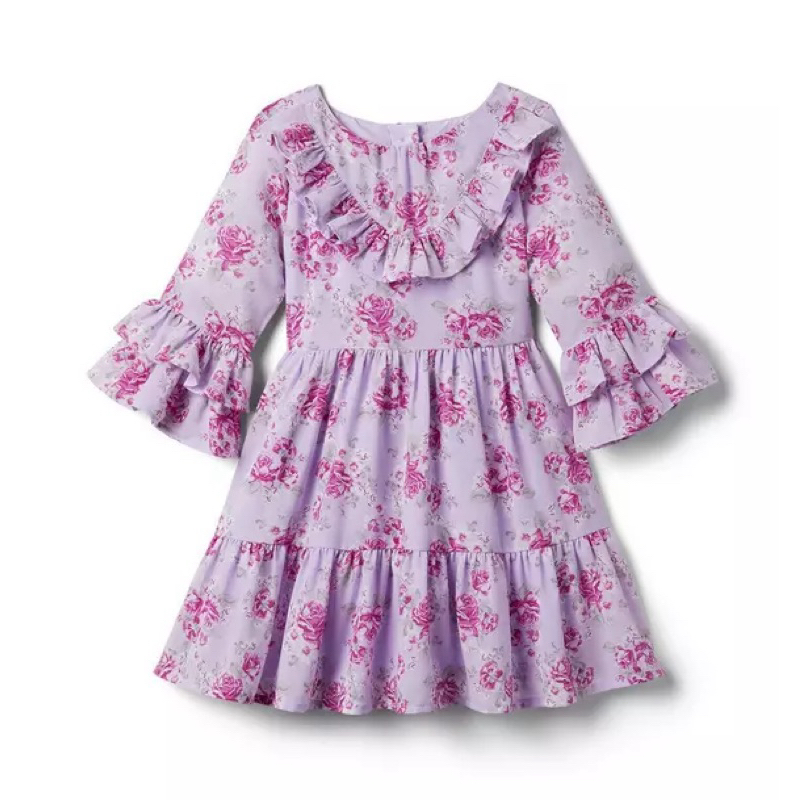 Janie and Jack Ruffle Floral Dress