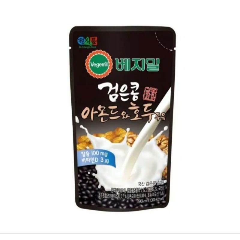 

vegemil blackbean almond walnut soymilk 190ml