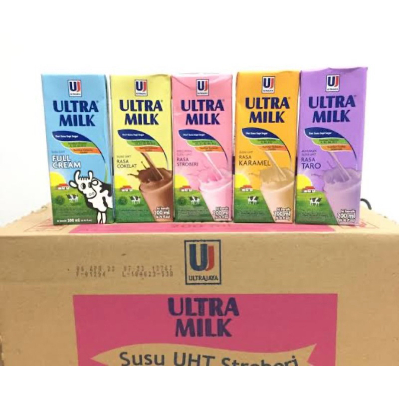 

SUSU ULTRA MILK 200ml MURAH