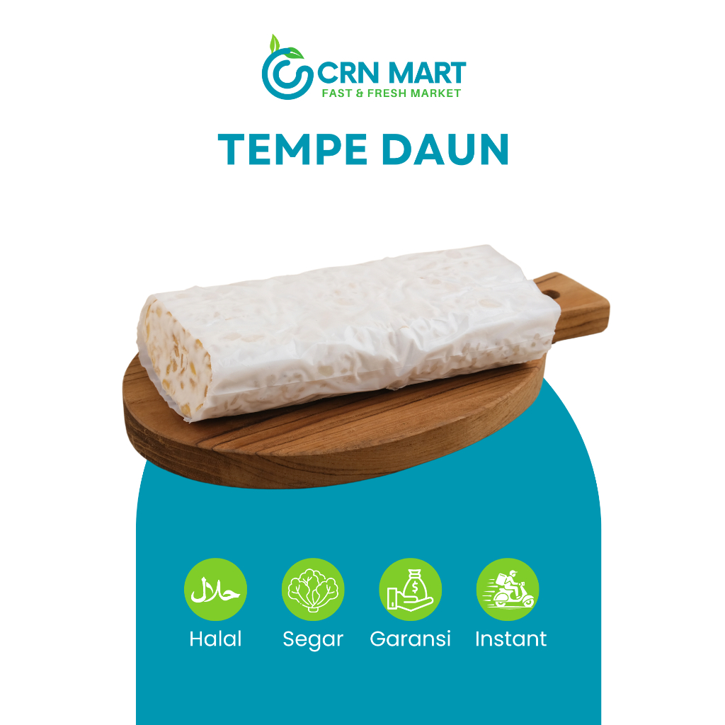 

CRN MART - Tempe Daun Segar/Lauk-pauk Segar/Tempe Kedelai Fresh