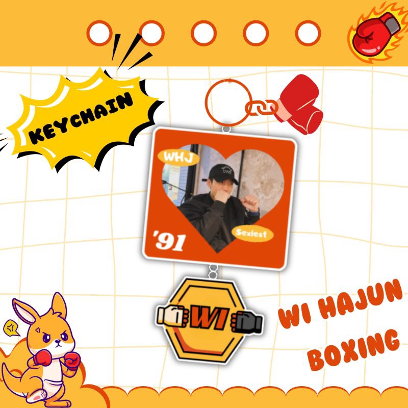 Keychain Actor Wi Hajoon Gantungan Kunci Kdrama